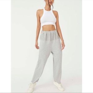 Free People Movement Grey Surfside Jogger Sweats Size S